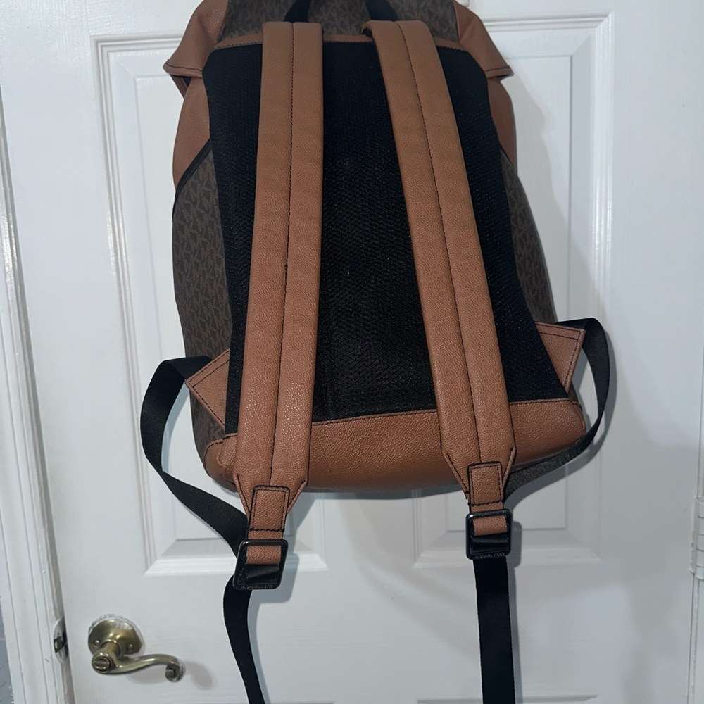 Michael Kors Brown and Gold Backpack - Picture 6 of 6